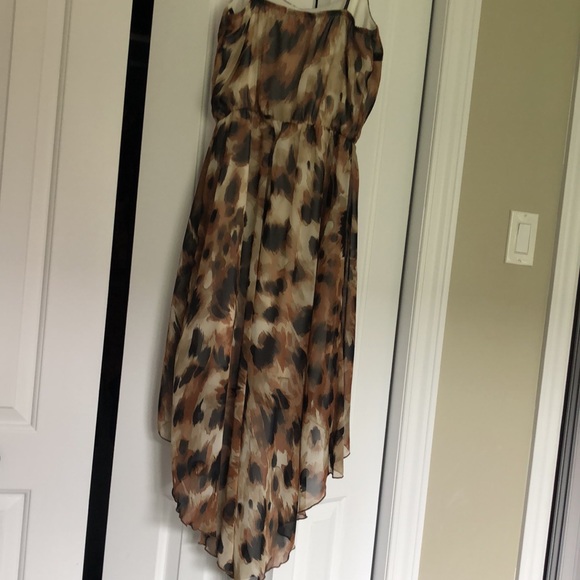 High low dress size 4 - animal print - Picture 4 of 8
